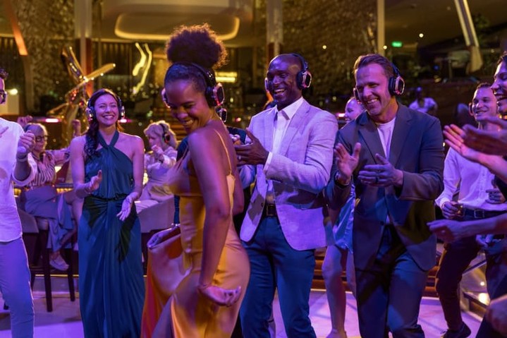 🕺 Get ready for a unique night of fun at our Silent Disco aboard the ship! Dance the night away in the Grand Plaza, where everyone gets to groove to their own beat with wireless headphones, creating a truly memorable party experience. 

Are you ready to join the celebration? Contact me today to book your unforgettable cruise experience! 📞🚢
#bookcelebritycruises #celebritycruises #booknow