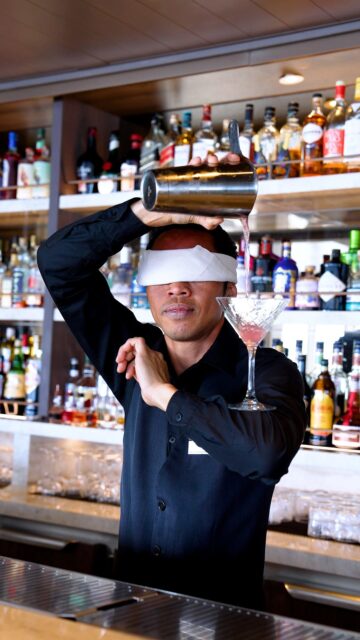 Some bartenders measure twice and pour once. The crew at S.A.L.T. Bar can do it blindfolded.​
​