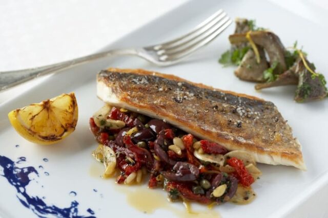 🍽️ Indulge in a culinary delight at Blu aboard the Celebrity Solstice! Don’t miss the exquisite daurade fish entrée that’s sure to tantalize your taste buds. This restaurant offers a fresh, vibrant dining experience focused on health-conscious cuisine and exceptional service. 🌊

Ready to savor every bite? Contact me today to book your unforgettable dining experience at Blu! 🛳️ 
#celebritysolstice #bookcelebritycruises #celebritycruises