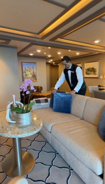 The difference is in the details.​
​
Silversea’s butlers don’t just serve — they anticipate, personalize, and elevate every moment. ​
​
Its service designed around you, from embarkation to farewell.