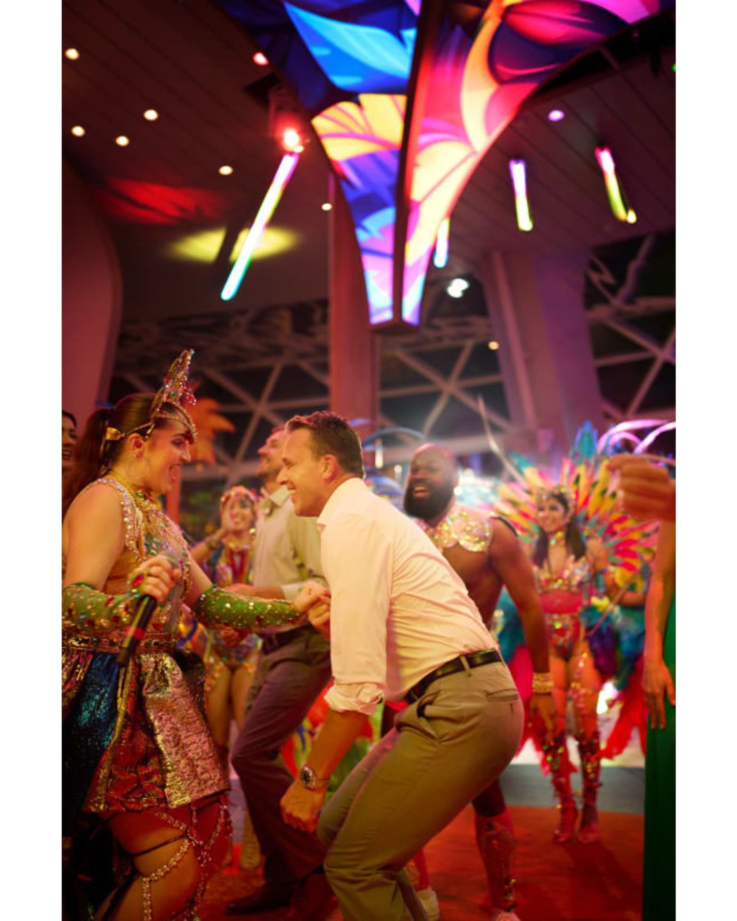 Where the night comes alive. 💃✨
Step into The Bazaar on Celebrity Xcel, where vibrant festivals, rhythmic music, and electrifying performances transform the ship into a celebration of culture and nightlife. From dancing to dazzling entertainment, this is where the energy never slows down.
This is not just a night out, it’s an experience.

✉️ Contact me today to book your Celebrity Cruises getaway.
👇 Would you be on the dance floor or watching the show? Tell us below!
#bookcelebritycruises #celebrityxcel #cruisedining
