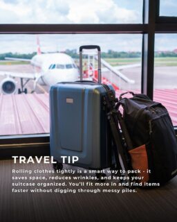 A packing tip you’ll love! ✈️

Roll your clothes to save space, reduce wrinkles, and stay organized-no more digging through your suitcase.

#TravelTips #TravelHacks #TravelAdvisor