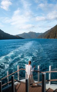 Five unforgettable sights while cruising New Zealand aboard Silver Nova:​
​
• Milford Sound in Fiordland National Park, where waterfalls spill down misty cliffs​
• Volcanic landscapes shaped by geothermal valleys and ancient craters​
• Coastal wildlife, from dolphins and penguins to New Zealand fur seals​
• Remote beaches and untouched coastlines best reached by sea​
• Sunrises and sunsets stretching across the Pacific​